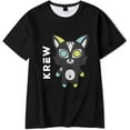 thumbnail image 1 of ItsFunneh Merch Krew District T-shirt For Men And Women Stylish Round Neck Casual Short-sleeved Top, 1 of 2