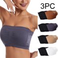 thumbnail image 1 of Itsame 3 Pack Everyday Casual Bra Set Womens Full Support Bra Comfortable Breathable Wireless Comfort Bralette Beige Size M, 1 of 8