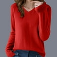 thumbnail image 1 of Itsame Cardigan Sweater for Womens Knitted V-Neck Sweatershirt Long Sleeves Solid Color Sweatshirts Red Size XL, 1 of 3