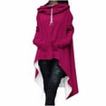 thumbnail image 1 of Itsame Lightweight Hoodies for Women Hood Sweatshirts Pullover Crew Neck Solid Color Long Sleeve Sportswear Hot Pink Size XL, 1 of 4