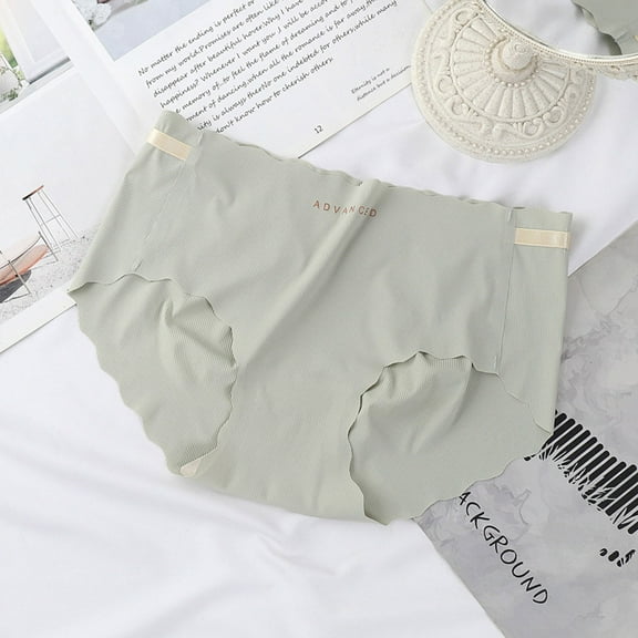 Itsame Lingerie Panties Womens Underpants Comfortable Breathable Without Traces Breathable Underwear Green Size L