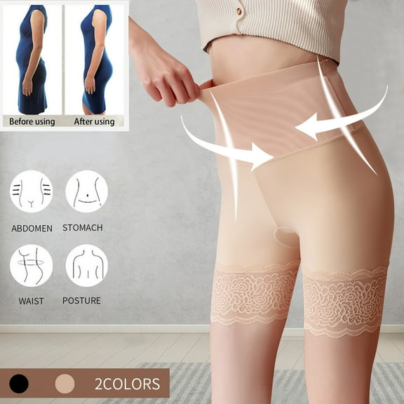 Itsame Lingerie Panties Womens Underpants High Waist Underwear Beige Size 2XL