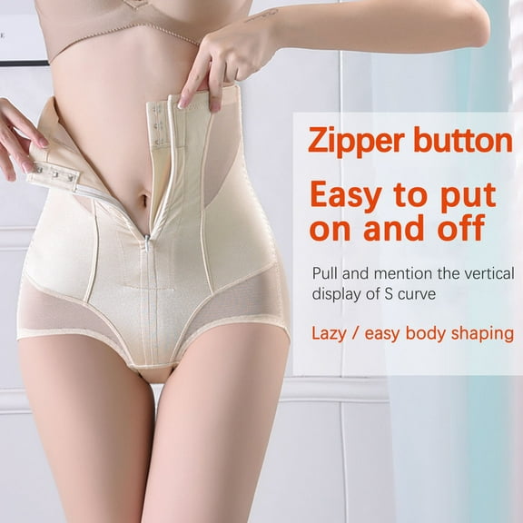 Itsame Lingerie Underpants for Womens Panties Lift Buttocks Breathable Mesh Gauze High Waist Breathable Underwear Khaki Size L