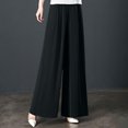 thumbnail image 1 of Itsame Loose Pants for Womens Long Sweatpants Thin Style Loose Pant Black Size 3XL, 1 of 4