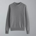 thumbnail image 1 of Itsame Loose Sweater for Womens Long Sleeve Pullover Sweaters High Neck Sweatertop Dark Gray Size L, 1 of 7