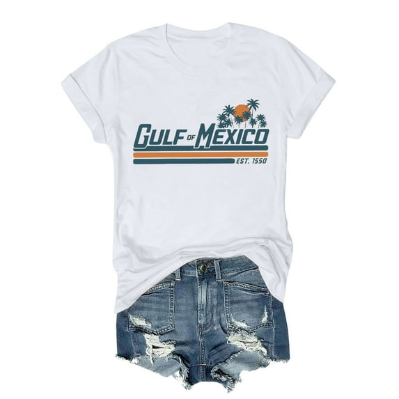 Itsame Summer Loose T-Shirt for Womens Solid Color Short Sleeved Tops Round Neck Blouses White Size 3XL