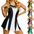 thumbnail image 1 of Itsame Women Bathing Suits for Womens 1 Piece Swimsuit Sets Fashionable Tight Swimwear White Size XL, 1 of 8