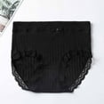 thumbnail image 1 of Itsame Womens Briefs, Breathable High Waist Comfort Ladies Underwear Black XL, 1 of 3