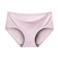 thumbnail image 1 of Itsame Womens Briefs, Breathable Seamless Comfort Cotton Underwear Pink 2XL, 1 of 4