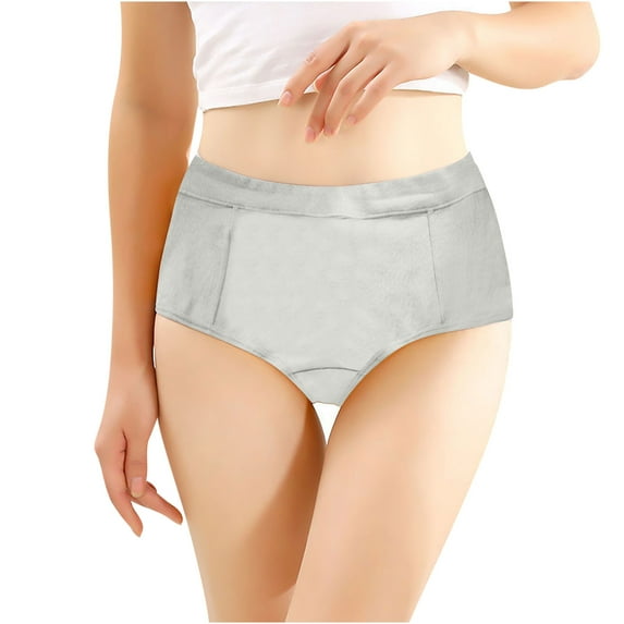 Itsame Womens Briefs, High Waist Stretch Breathable Ladies Underwear Green 2XL