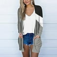 thumbnail image 1 of Itsame Womens Cardigan, Casual Prints Lightweight Knit Cardigan Tops with Pockets Dark Gray 2XL, 1 of 5