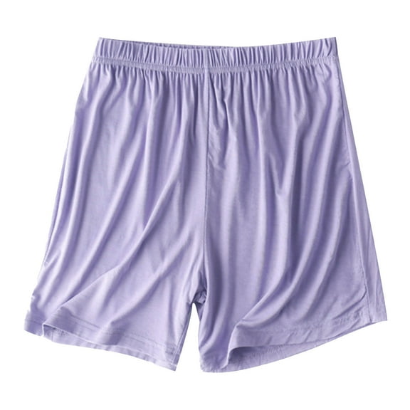 Itsame Womens Lightweight Shorts Pockets Women Walk Short Pants Purple Size 2XL