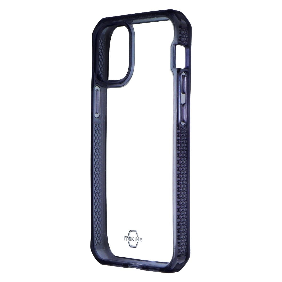 ITSKINS Hybrid Clear Series Case for iPhone 12 Mini - Clear / Deep Blue ...