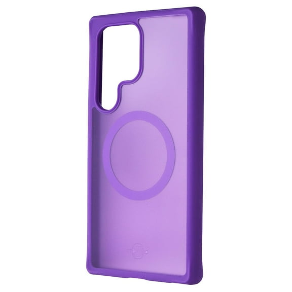 Itskins SGGB-HMFRT-DEPP Hybrid-R Frost Magsafe Case for Samsung Galaxy S24 Ultra - Deep Purple