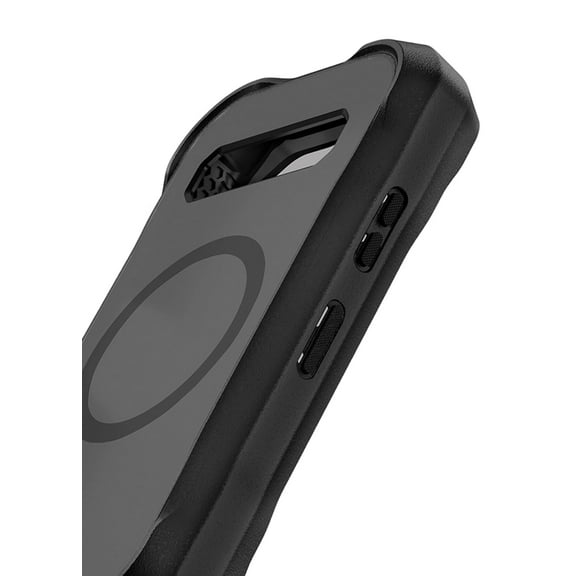 ITSKINS for Kyocera DuraForce Pro 3 Hybrid R Armor // Frost - Magnetic Phone Case Matte Compatible with MagSafe, Heavy Duty Shockproof Cover, Military Protective Phone Case - Black