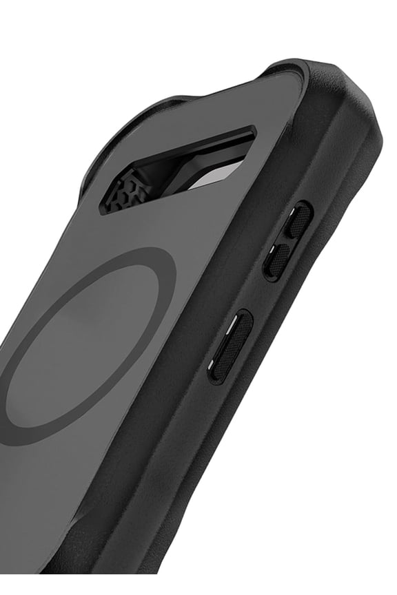 ITSKINS for Kyocera DuraForce Pro 3 Hybrid R Armor // Frost - Magnetic Phone Case Matte Compatible with MagSafe, Heavy Duty Shockproof Cover, Military Protective Phone Case - Black