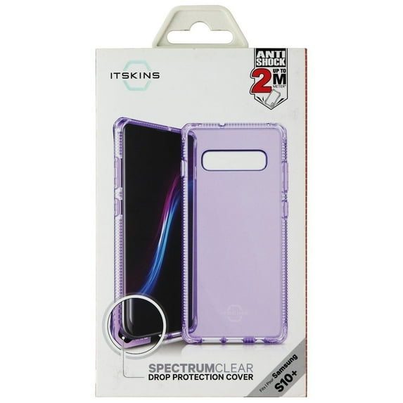 Itskins Spectrum Clear Series Case for Samsung Galaxy (S10+) - Clear Purple