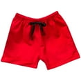 thumbnail image 1 of Itsun Baby Boy Shorts,Shorts for Boys,Toddler Kids Boys Girls Fashion Solid Color Cute Summer Leisure Frenulum Pants Shorts Red 7-8 Years, 1 of 3