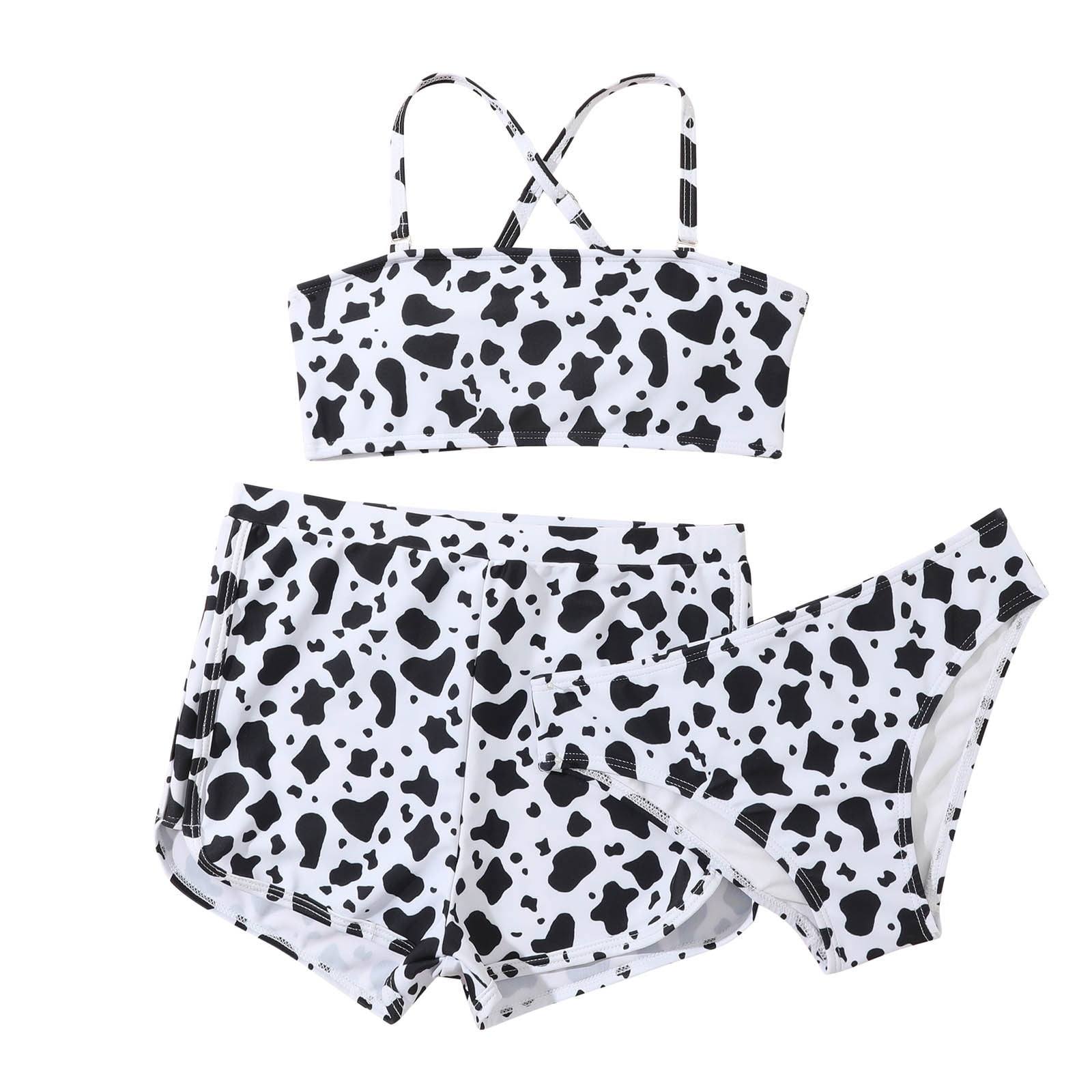 Itsun Girls Bathing Suits,Girls 3 Piece Bikini Swimsuits Tween Bathing ...