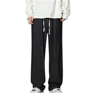 Holiday Deals 2024! Itsun Mens Pants,Men's Summer Thin Daily Solid Color Casual Pants Black S