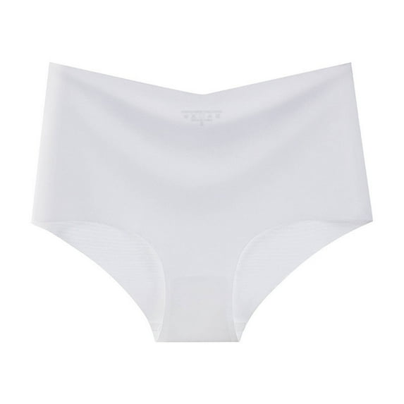 Itsun Women Underwear,Womens Underwear High Waist Cotton Underwear Soft Underwear Super Stretchy Briefs Coverage Panties Women White 2XL