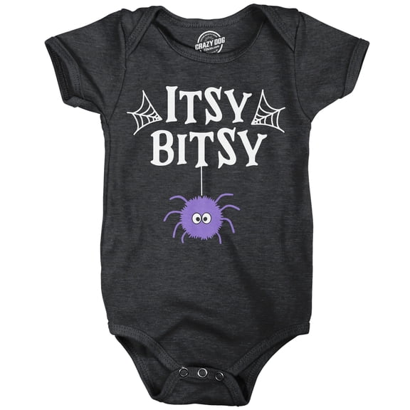 Itsy Bitsy Spider Baby Bodysuit Cute Halloween Jumper For Infants