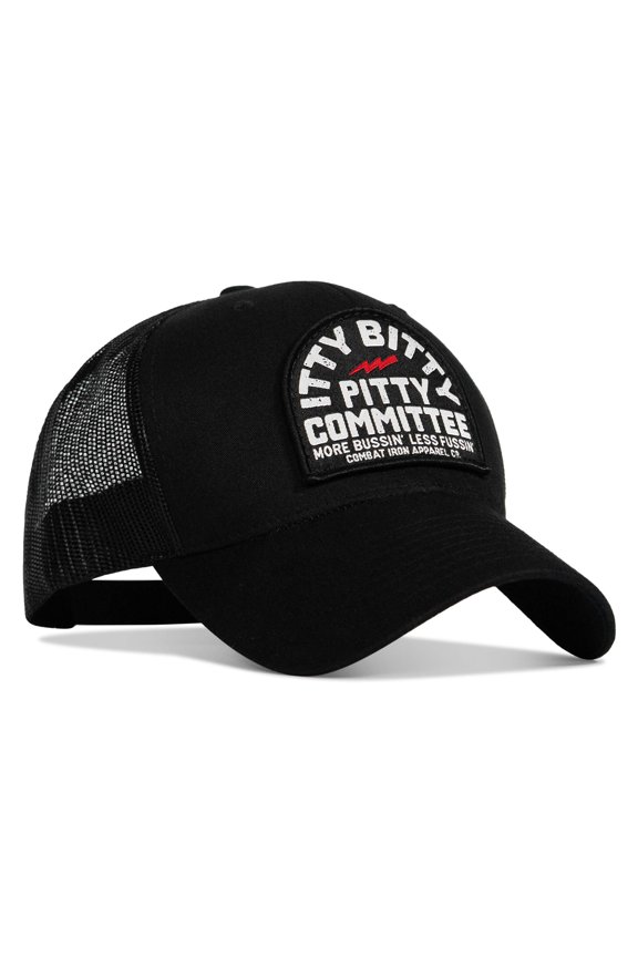 Itty Bitty Pitty Committee Patch Snapback Black / Black