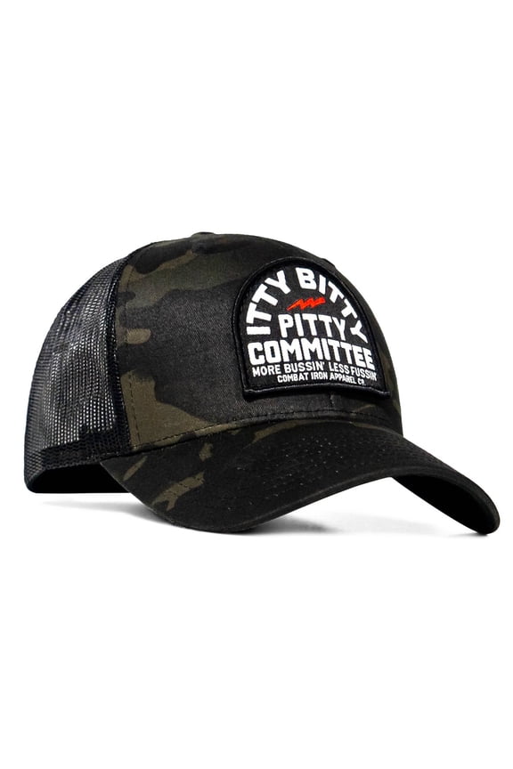 Itty Bitty Pitty Committee Patch Snapback Black Multicam
