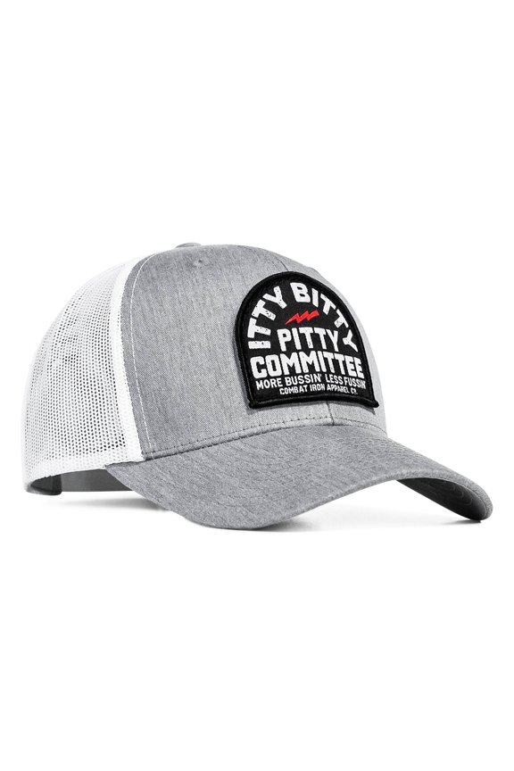 Itty Bitty Pitty Committee Patch Snapback Gray / White
