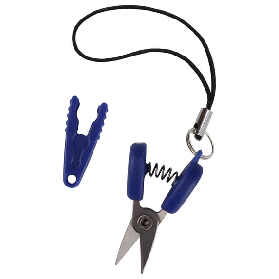 JubileeYarn Snippy Portable Keychain Stainless Steel Scissors - Shock Blue - 1 Scissor