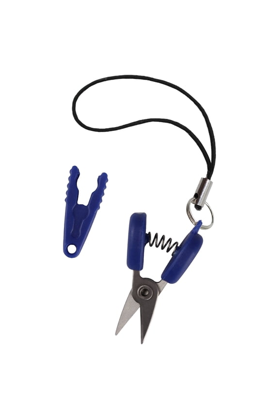 JubileeYarn Snippy Portable Keychain Stainless Steel Scissors - Shock Blue - 1 Scissor