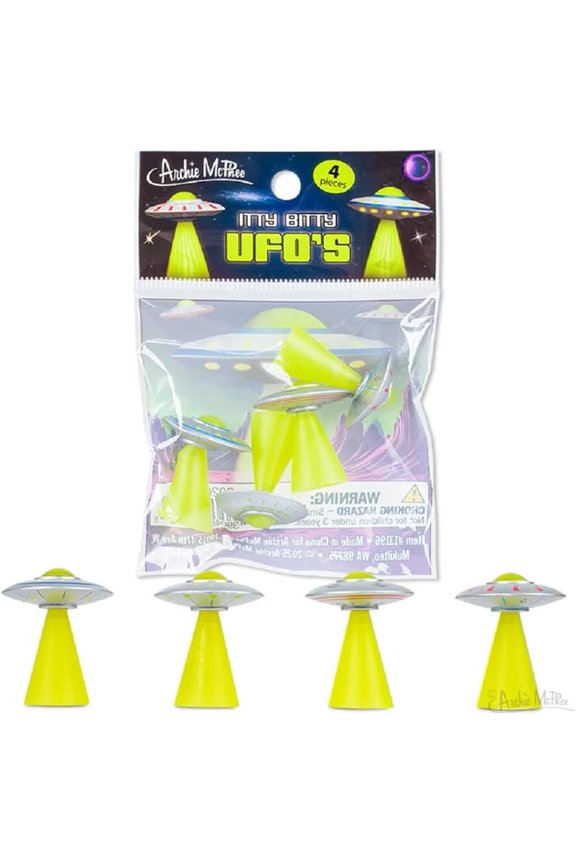 Itty Bitty UFO's - 4 Piece Assortment