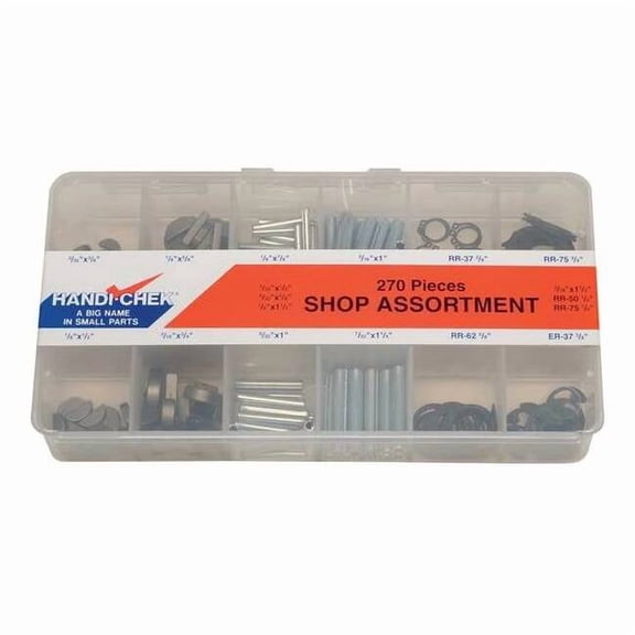 Itw Bee Leitzke Shop Kit Asst,4 Items,270 Pc,18 Sz WWG-DISP-SHOP270