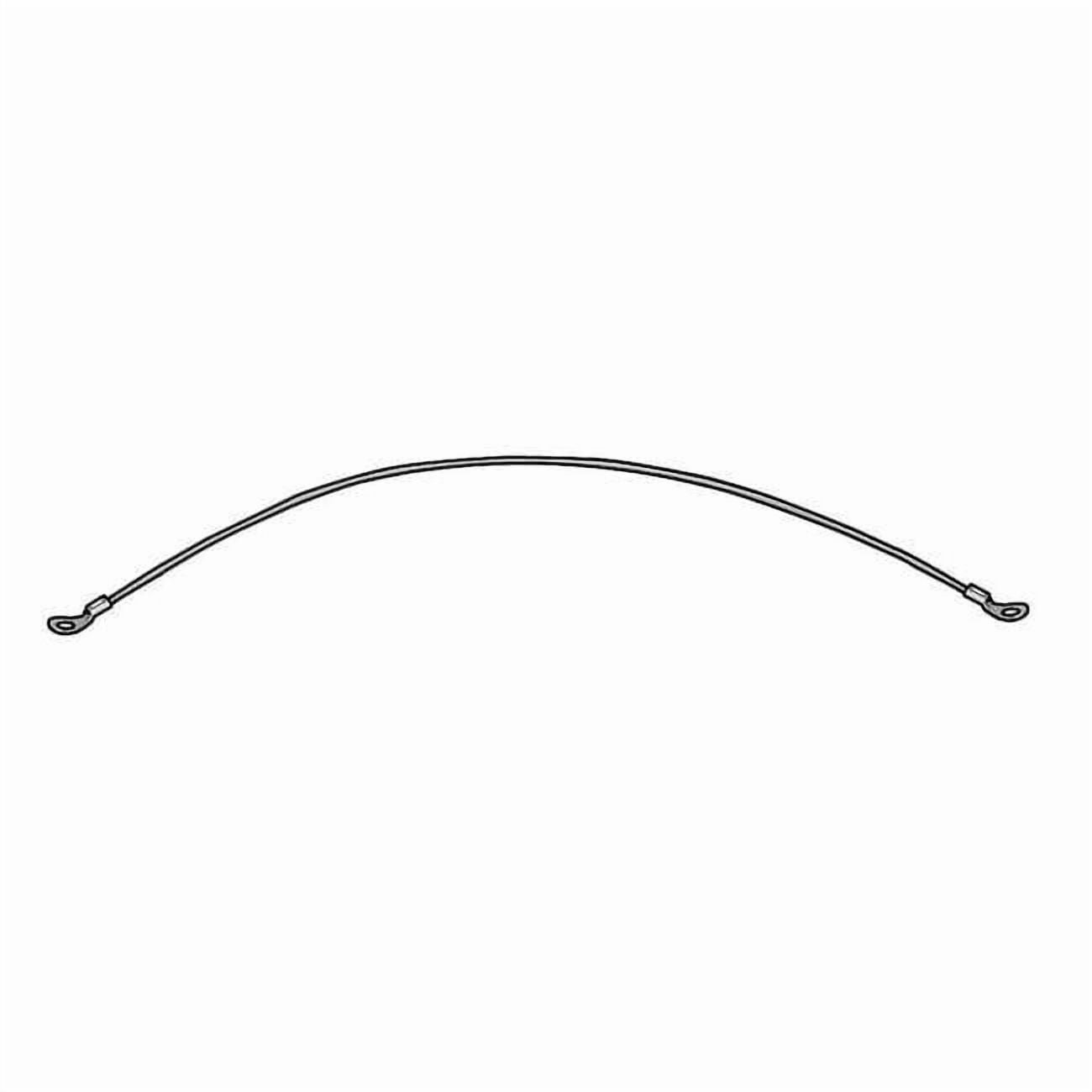 2 Terminals Lanyard, 18 in, 3/64 in Pin Dia., Stainless Steel, Nylon Coated, 5 PK
