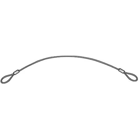 Itw Bee Leitzke Wwg-Tss1-046-6000N 2 Loops Lanyard, 6 In, 3/64 In Pin Dia.,