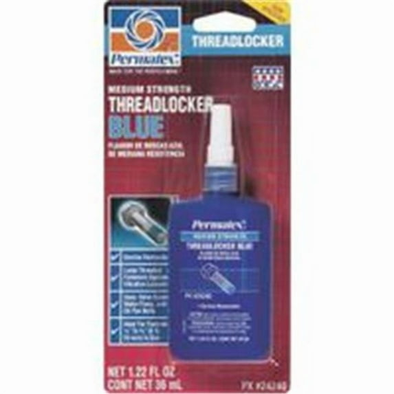 Itw Permatex Threadlock Medstr Blu Gel 36Ml 24240