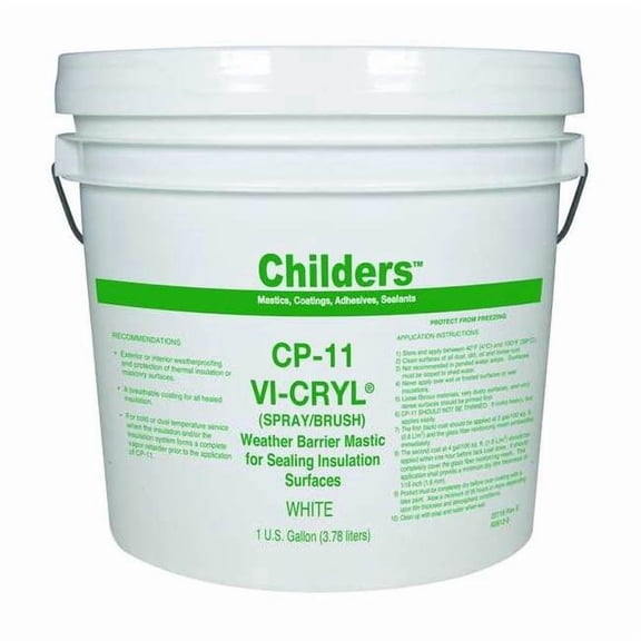 860 Pipe Insulation, ID,2 gal.,White 860