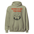 thumbnail image 1 of ItzUs Collections Earthwise Print Hoodie Sweatshirt XL, Military Green Unisex, 1 of 2