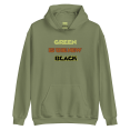 thumbnail image 1 of ItzUs Collections Eco-Conscious Print Hoodie Sweatshirt 5XL, Winter Green Unisex, 1 of 2