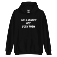 thumbnail image 1 of Itzus Collections Graphic Build Relationships Motivational Hoodie, Black Unisex, Size S, 1 of 3