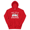 thumbnail image 1 of Itzus Collections Graphic Chillin Christmas Hoodie, Red Unisex, Size M, 1 of 4