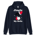 thumbnail image 1 of Itzus Collections Graphic Jingle Christmas Hoodie, Navy Unisex, Size M, 1 of 4