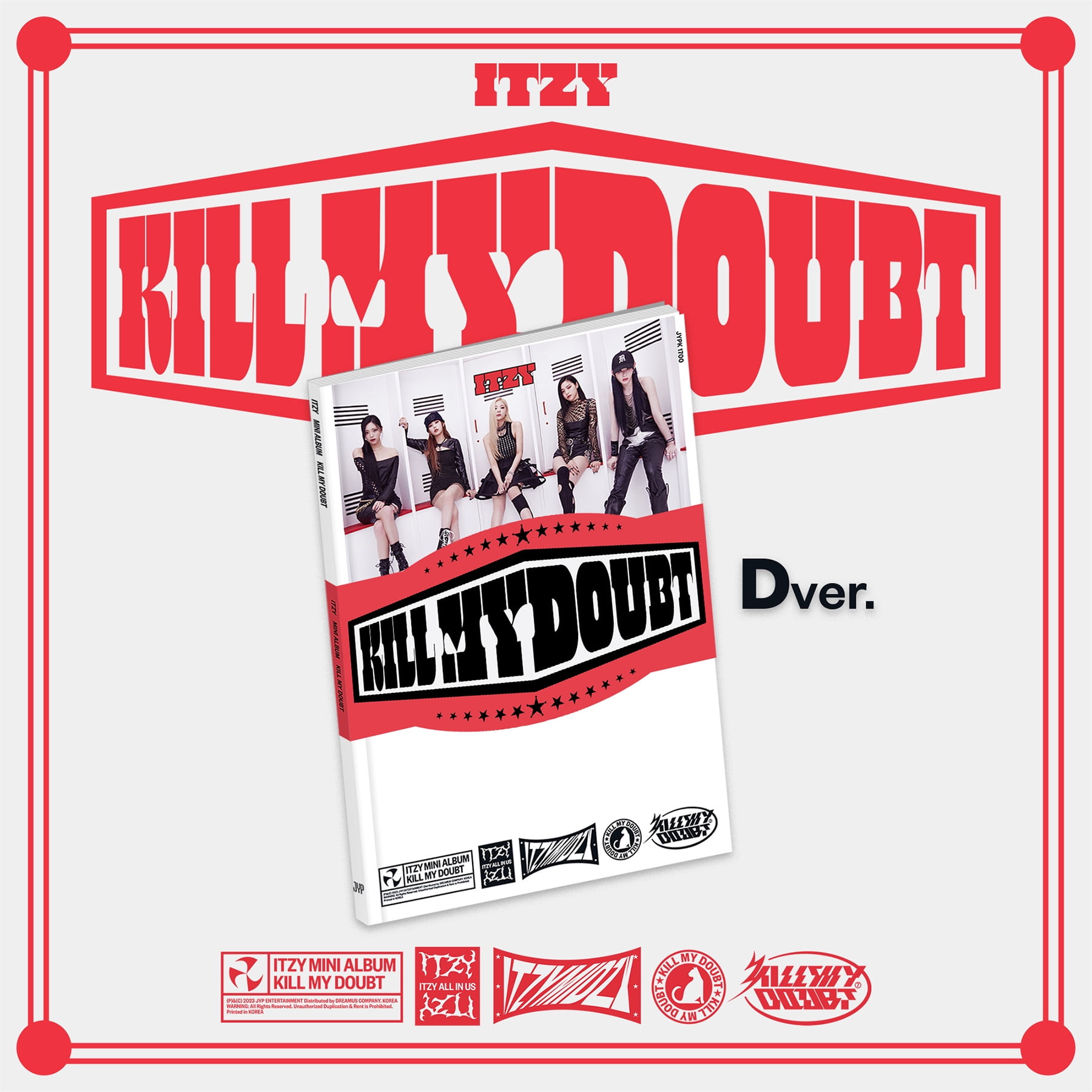 ITZY KILL MY DOUBT ポップアップ Tシャツ Lサイズ ITZY KILL MY DOUBT Album T-shirt – Kpop Exchange