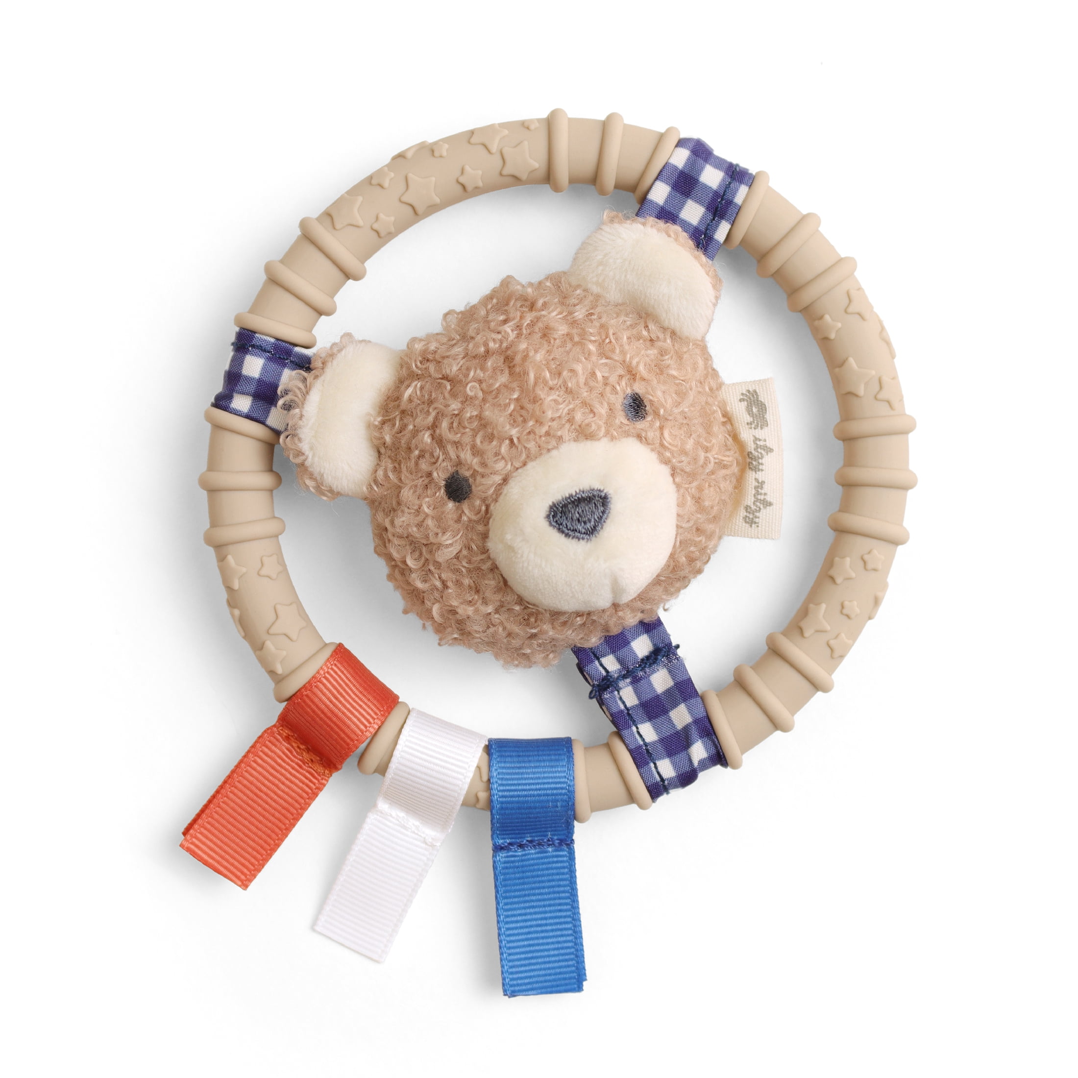Itzy Ring Pal™ Teething ring with plush bear