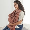 thumbnail image 1 of Itzy Ritzy Breastfeeding Boss - a Multitasking Must-Have for Nursing, Swaddling & More in Rust Mudcloth, 1 of 6