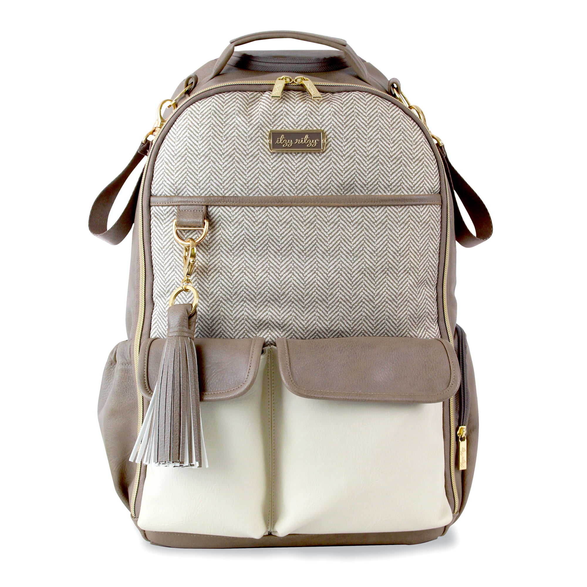 Maternity Itzy Ritzy Diaper Bags- Vanilla Latte Boss Plus Diaper Bag Backpack 4e4e80fbd9518e36de93dde1726a1e  main image 3