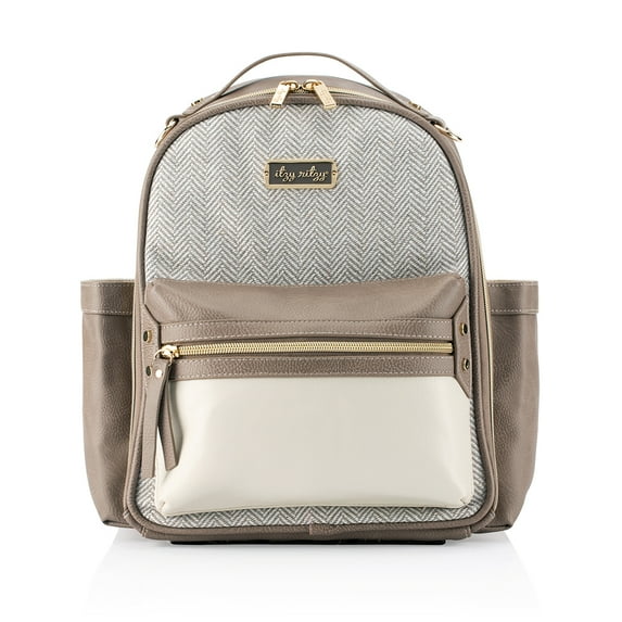 Itzy Ritzy Mini Diaper Bag- Vanilla Latte