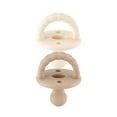 thumbnail image 1 of Itzy Ritzy Orthodontic Silicone Pacifier - 6-18m Toast & Buttercream, 1 of 5