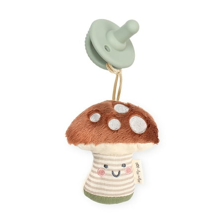 Itzy Ritzy Sweetie Pal Pacifier - Mushroom with Agave Paci