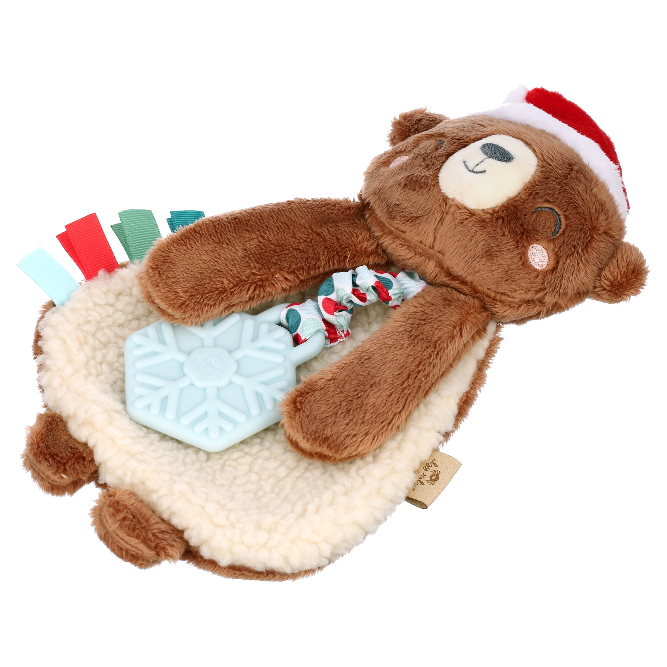 Itzy Ritzy Unisex Holiday Lovey - Brown Bear